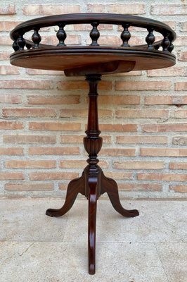 Mid-Century Wood Side Table or Jardinière, 1940s-NOU-1803174