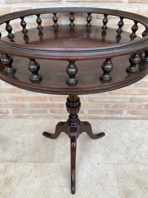 Mid-Century Wood Side Table or Jardinière, 1940s-NOU-1803174