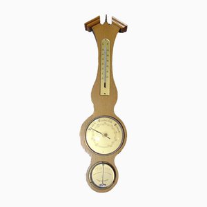 Mid-Century Wooden Barometer, Hygrometer, Thermometer, 1960s-CAQ-833531