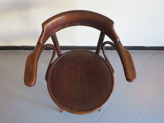 Mid-Century Wooden Bistro Chair, 1950s-GGK-1804582