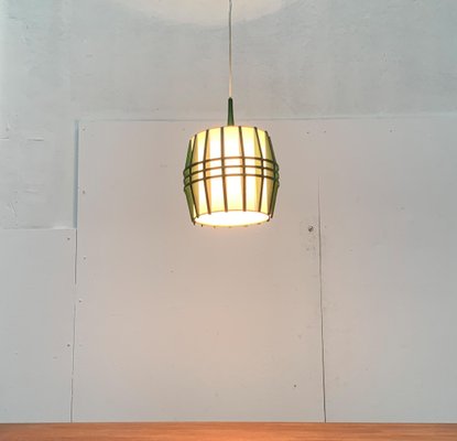 Mid-Century Wooden Cocoon Pendant-UAH-1015719