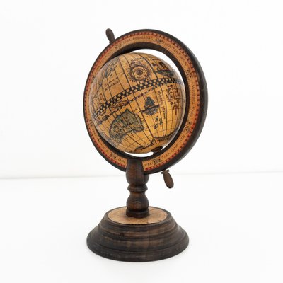 Mid-Century Wooden Globe, 1960s-UPW-1736325