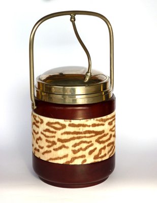 Mid-Century Wooden Ice Bucket from Macabo, 1950s-KGD-704068