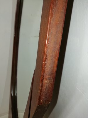 Mid-Century Wooden Mirror, Italy-HNE-1166291