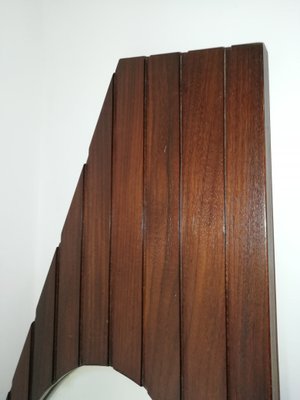 Mid-Century Wooden Mirror, Italy-HNE-1166291