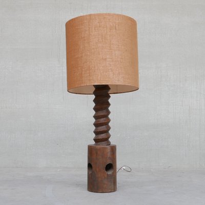 Mid-Century Wooden Oak Rustic Floor Lamp-JRP-1075630