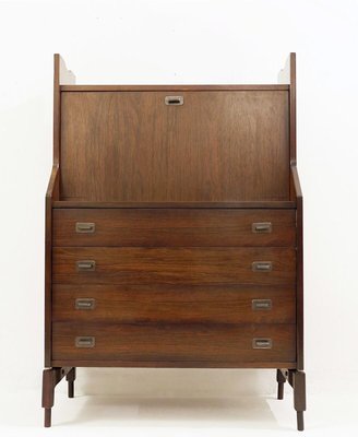 Mid-Century Wooden Secretaire, Italy, 1970s-FGA-1002380