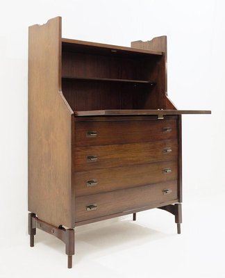 Mid-Century Wooden Secretaire, Italy, 1970s-FGA-1002380