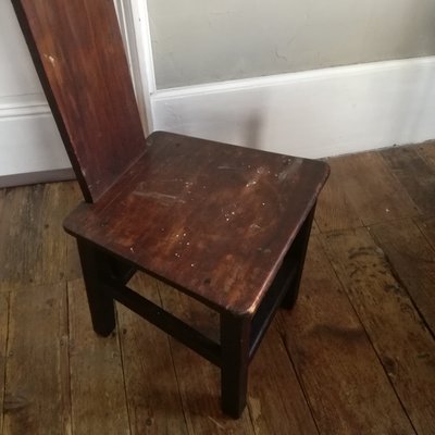 Mid-Century Wooden Side Chair, 1950s-NTQ-576333