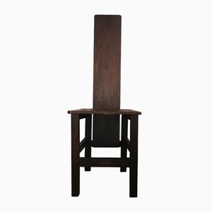 Mid-Century Wooden Side Chair, 1950s-NTQ-576333