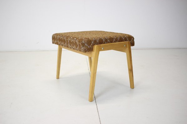 Mid-Century Wooden Stool or Footstool from TON, 1966s-TZ-1166610