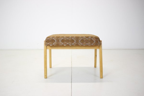 Mid-Century Wooden Stool or Footstool from TON, 1966s-TZ-1166610