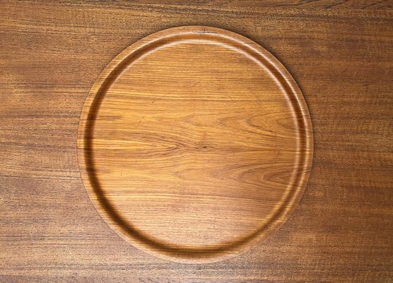 Mid-Century Wooden Tray from Gena, Sweden, 1960s-UAH-1796979