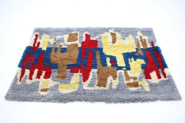 Mid-Century Wool Carpet in the Style of Ege Rya, Denmark, 1970s-TZ-933427