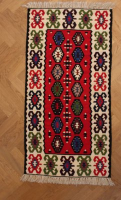 Mid-Century Wool Kilim Runner, 1960-FGF-1098016