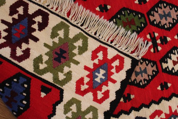 Mid-Century Wool Kilim Runner, 1960-FGF-1098016