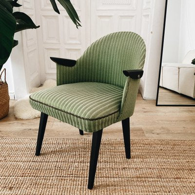 Mid-Century Woolen 'Swallow' Armchair, 1950s-KND-899113