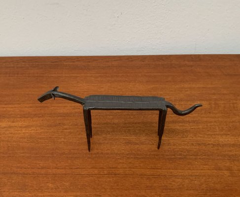 Mid-Century Wrought Iron Animal Sculpture-UAH-1180627