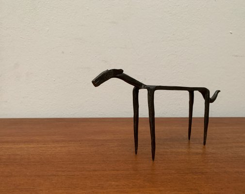 Mid-Century Wrought Iron Animal Sculpture-UAH-1180627