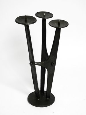 Mid-Century Wrought Iron Floor Candleholder,1950s-RR-1786773