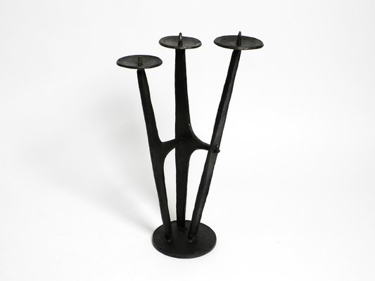 Mid-Century Wrought Iron Floor Candleholder,1950s-RR-1786773