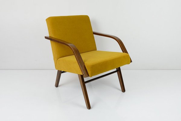 Mid-Century Yellow Armchairs, 1960s, Set of 2-HDN-1750311