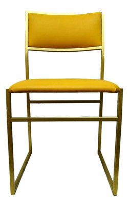 Mid-Century Yellow Dining Chair, 1970s-FIP-778663