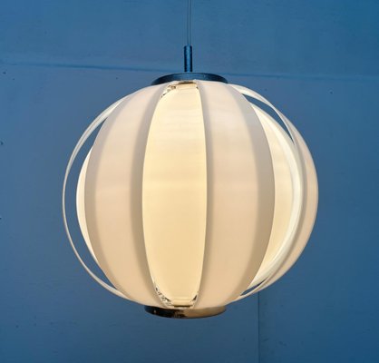 Mid-Cenutry Space Age Lamellar Moon Pendant Lamp, 1960s-UAH-2026927