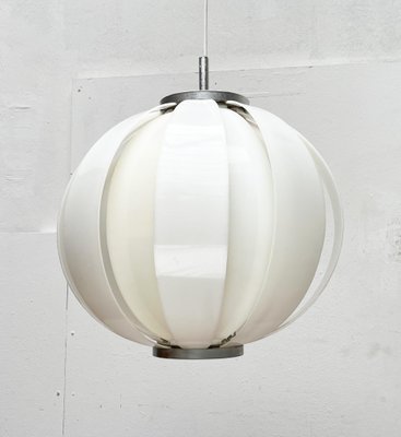 Mid-Cenutry Space Age Lamellar Moon Pendant Lamp, 1960s-UAH-2026927