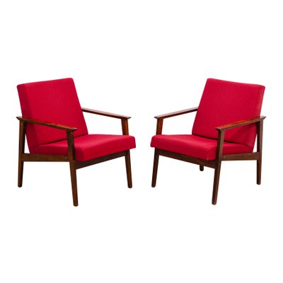 Midcentury Armchairs by Jaroslav Šmídek for Ton, 1970s, Set of 2-HXT-1717923