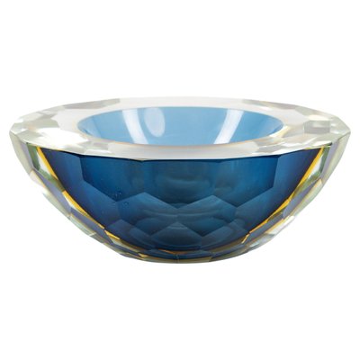 Midcentury Bowl in Murano Glass by Alessandro Mandruzzato, 1970s-LYQ-2024301