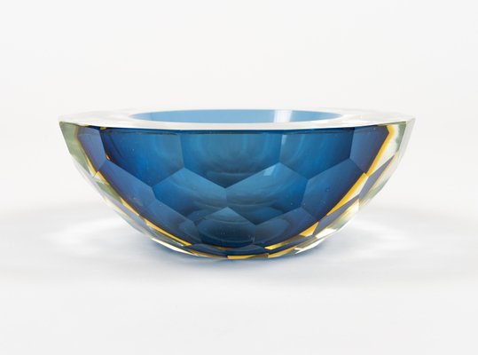 Midcentury Bowl in Murano Glass by Alessandro Mandruzzato, 1970s-LYQ-2024301