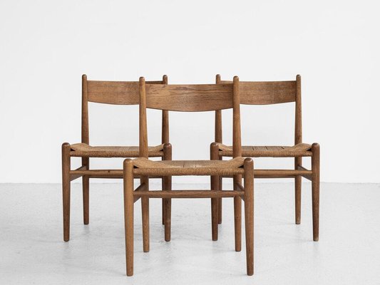 Midcentury Danish CH36 chair in oak by Hans Wegner for Carl & Søn-MF-920220