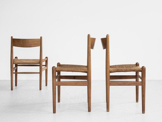 Midcentury Danish CH36 chair in oak by Hans Wegner for Carl & Søn-MF-920220