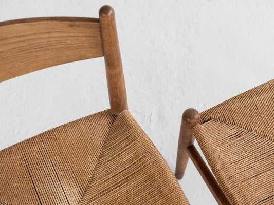 Midcentury Danish CH36 chair in oak by Hans Wegner for Carl & Søn-MF-920220