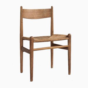 Midcentury Danish CH36 chair in oak by Hans Wegner for Carl & Søn-MF-920220