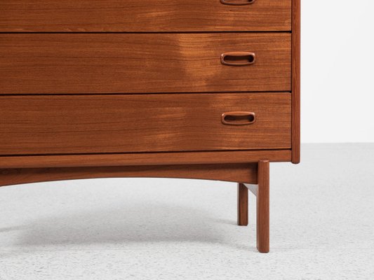 Midcentury Danish Secretaire in Teak from Bernhard Pedersen & Søn, 1960s-MF-2024079