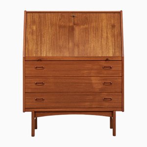 Midcentury Danish Secretaire in Teak from Bernhard Pedersen & Søn, 1960s-MF-2024079