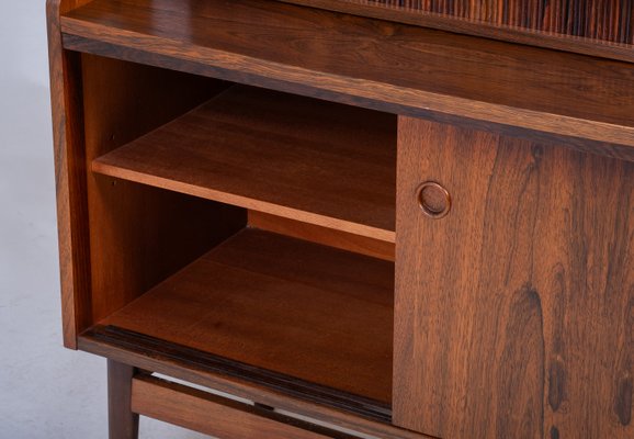 Midcentury Danish Secretaire with Book Shelf in Rosewood by Nexø, 1964-ZGQ-2038146