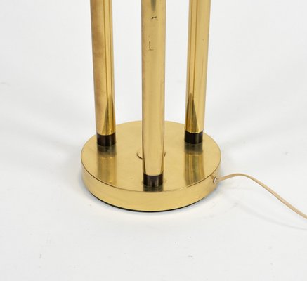 Midcentury Floor Lamp in Brass and Murano Glass, 1970s-LYQ-2035236