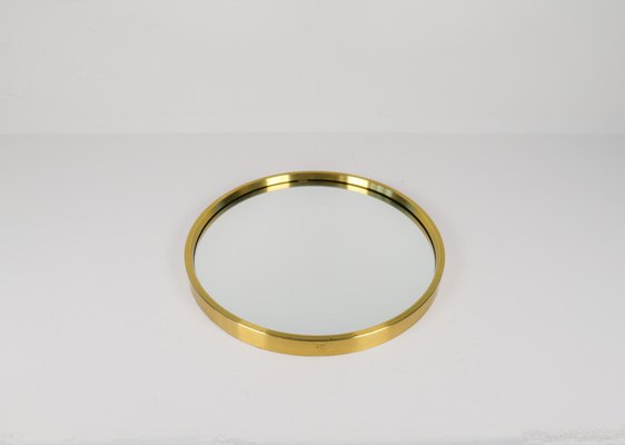 Midcentury Modern Brass Mirror, 1960s-UYK-1798502