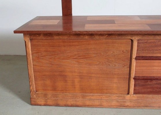 Midcentury Oak & Mahogany Trade Counter-RVK-1317937