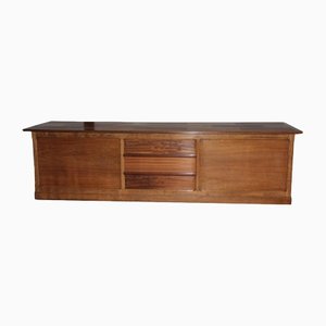 Midcentury Oak & Mahogany Trade Counter-RVK-1317937