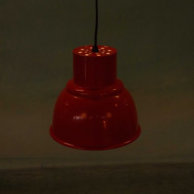 Midcentury Red Hanging Lamp, 1970s-HGA-1812865