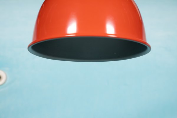 Midcentury Red Hanging Lamp, 1970s-HGA-1812865