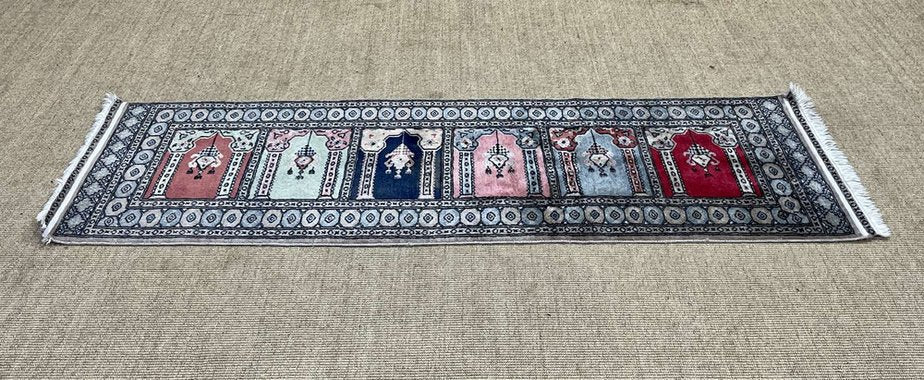 Middle Easter Rug in Wool and Handmade Silk-QYF-1724061