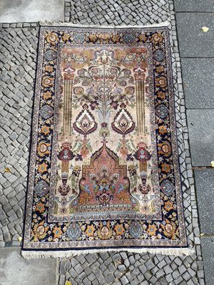 Middle Eastern Hand-Knotted Prayer Rug-CZ-1725254