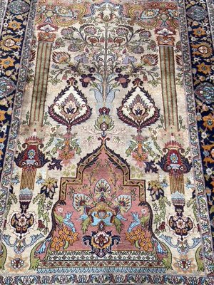 Middle Eastern Hand-Knotted Prayer Rug-CZ-1725254