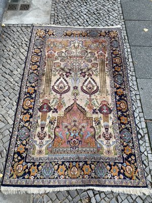 Middle Eastern Hand-Knotted Prayer Rug-CZ-1725254