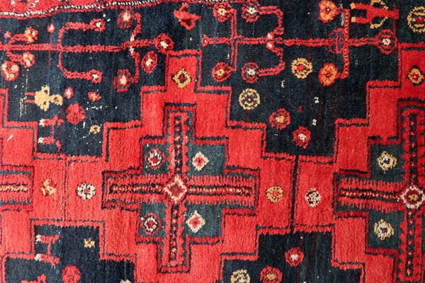 Middle Eastern Handmade Hamadan Rug, 1930s-JZV-1725679